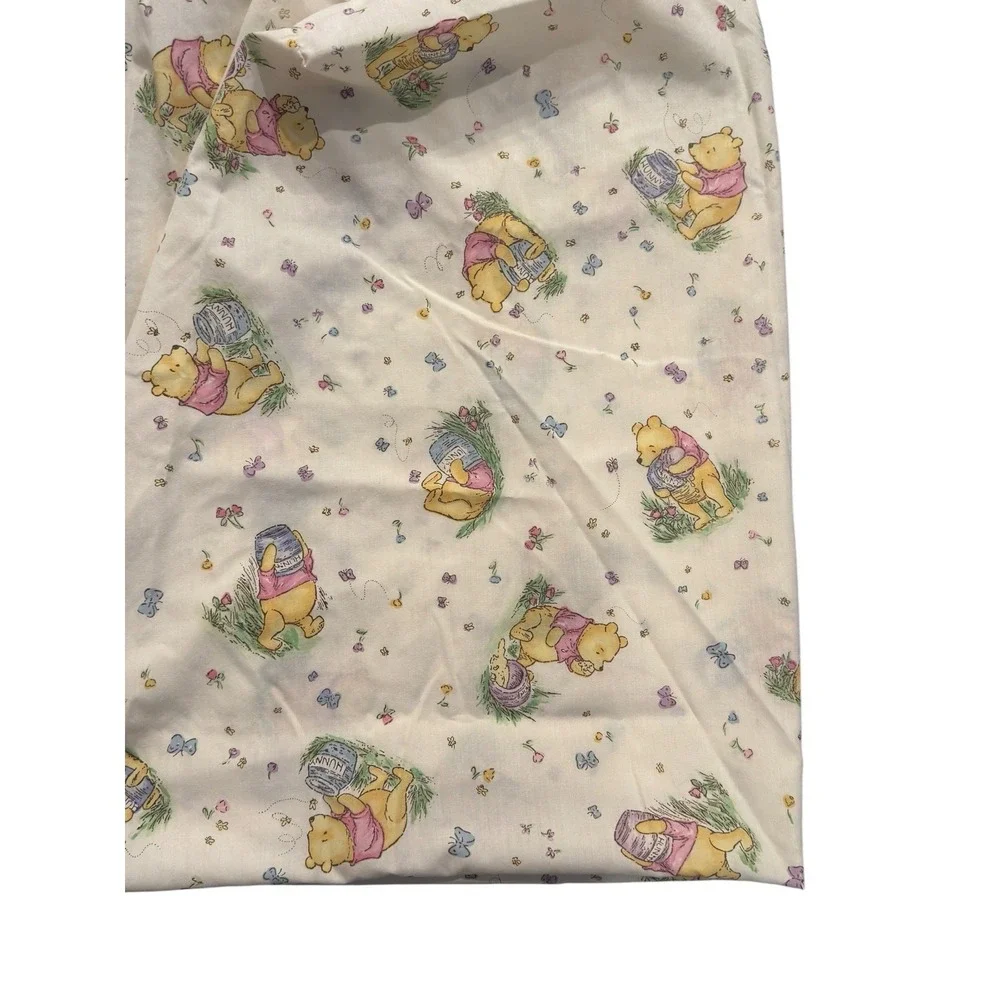 Disney Winnie the Pooh 90's baby crib bedding 2pc nursery set blanket vintage - Picture 5 of 8